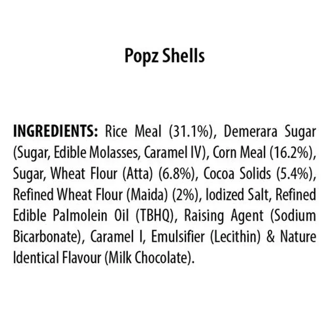 Sundrop Popz Shells Breakfast Cereal - Multi Grain Choco Flakes, Choco Fills - Image 3