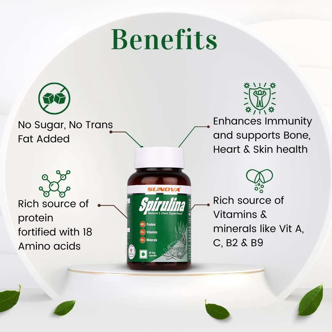 Sunova Organic Spirulina Capsules - Image 4