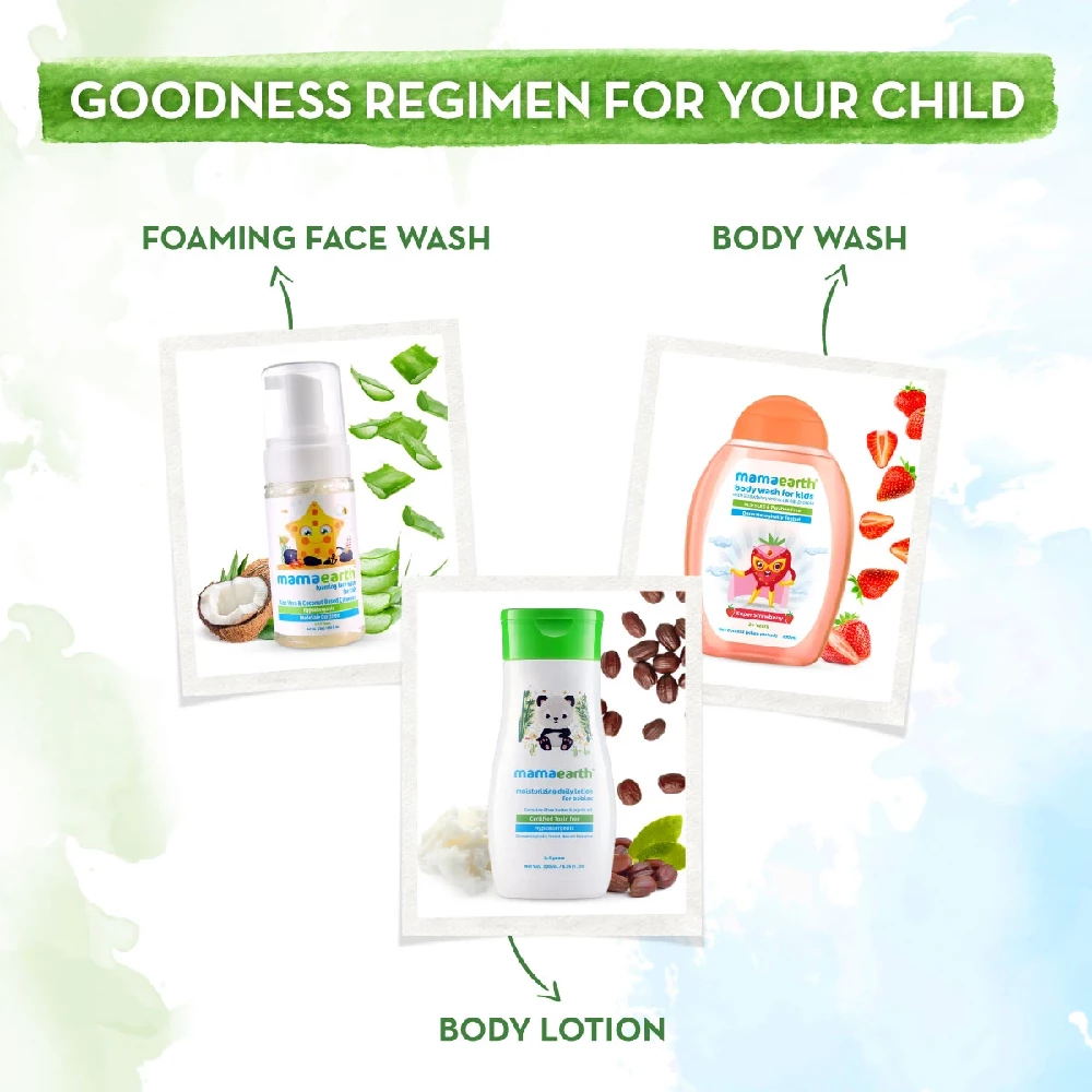 Super Strawberry Body Wash for Kids with Strawberry and Oat Protein - Image 5
