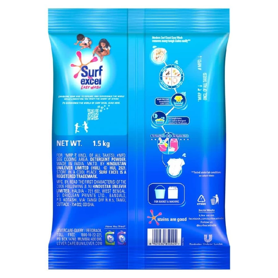 Surf Excel Easy Wash Detergent Powder - Image 2