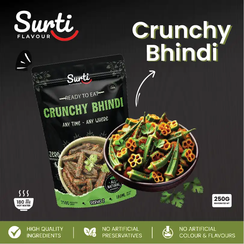 Surti Flavour Crunchy Bhindi - Image 3