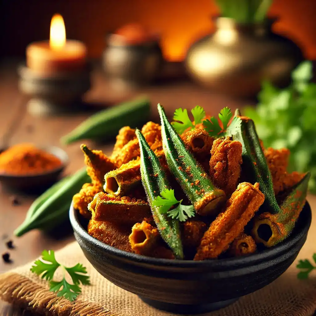 Surti Flavour Crunchy Bhindi - Image 4