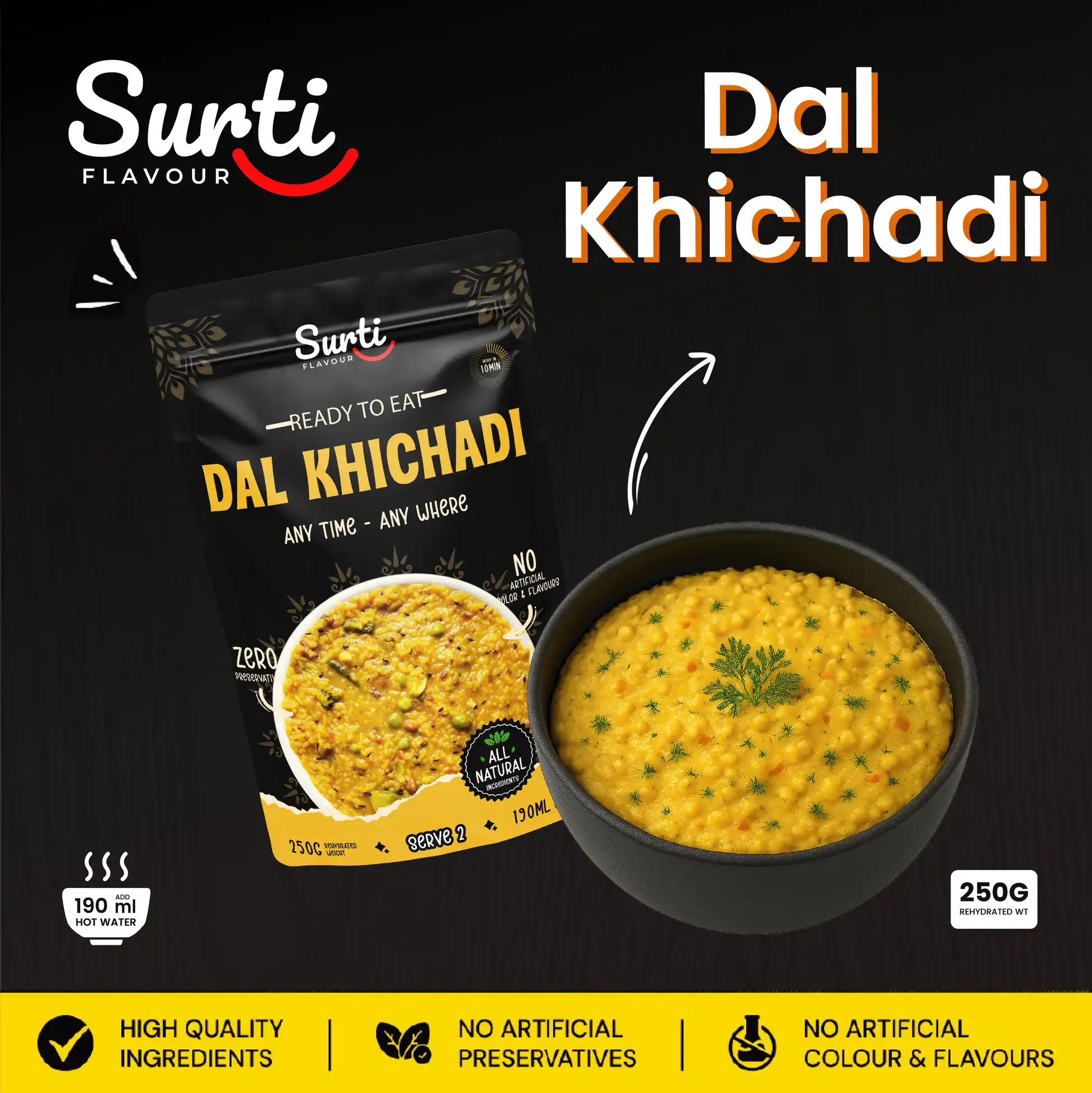 Surti Flavour Dal Khichadi - Image 3