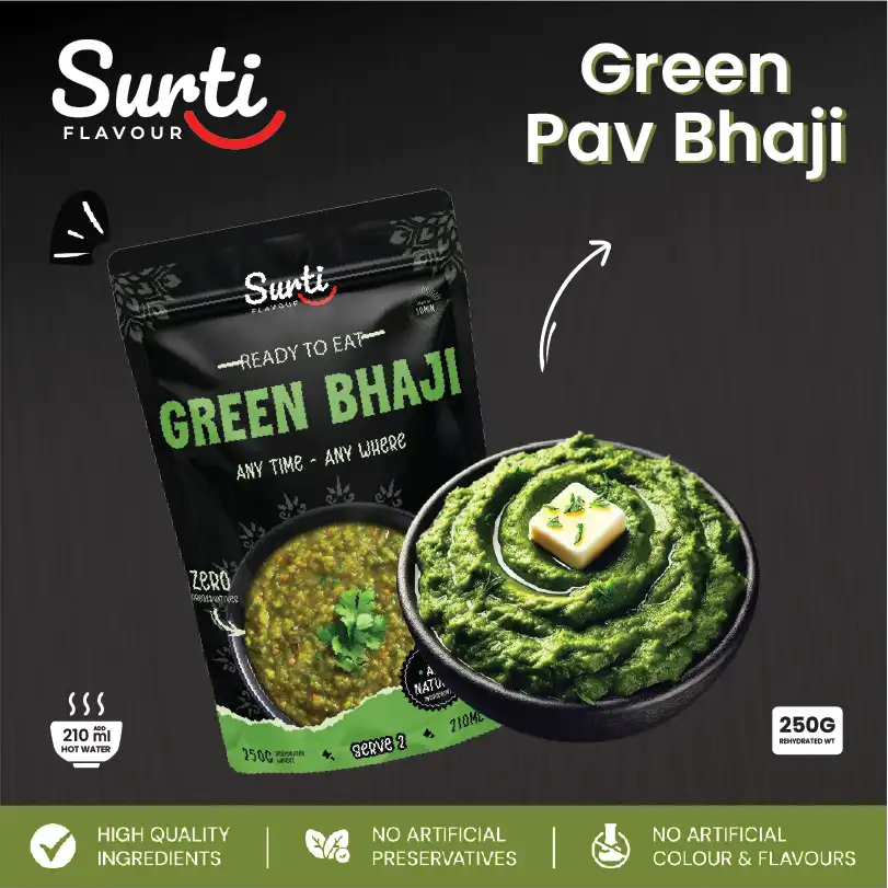 Surti Flavour Green Pav Bhaji - Image 4