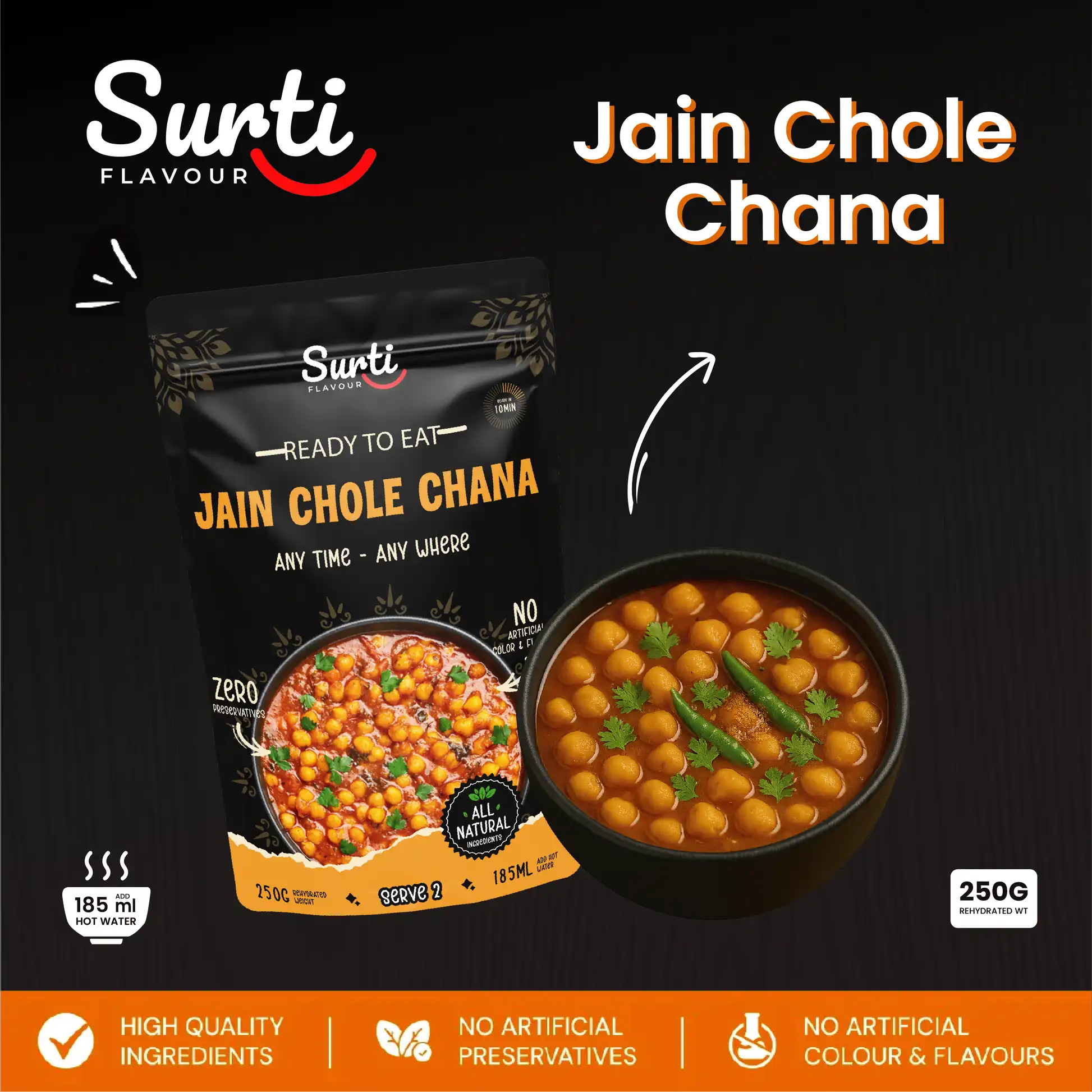 Surti Flavour Jain Chole Chana - Image 3