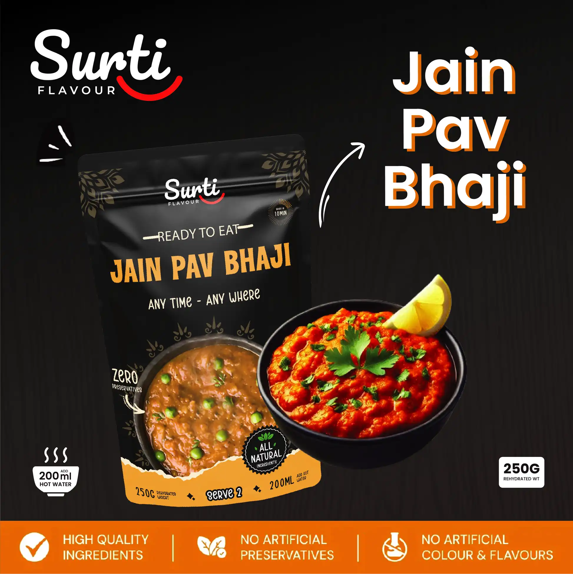 Surti Flavour Jain Pav Bhaji - Image 3