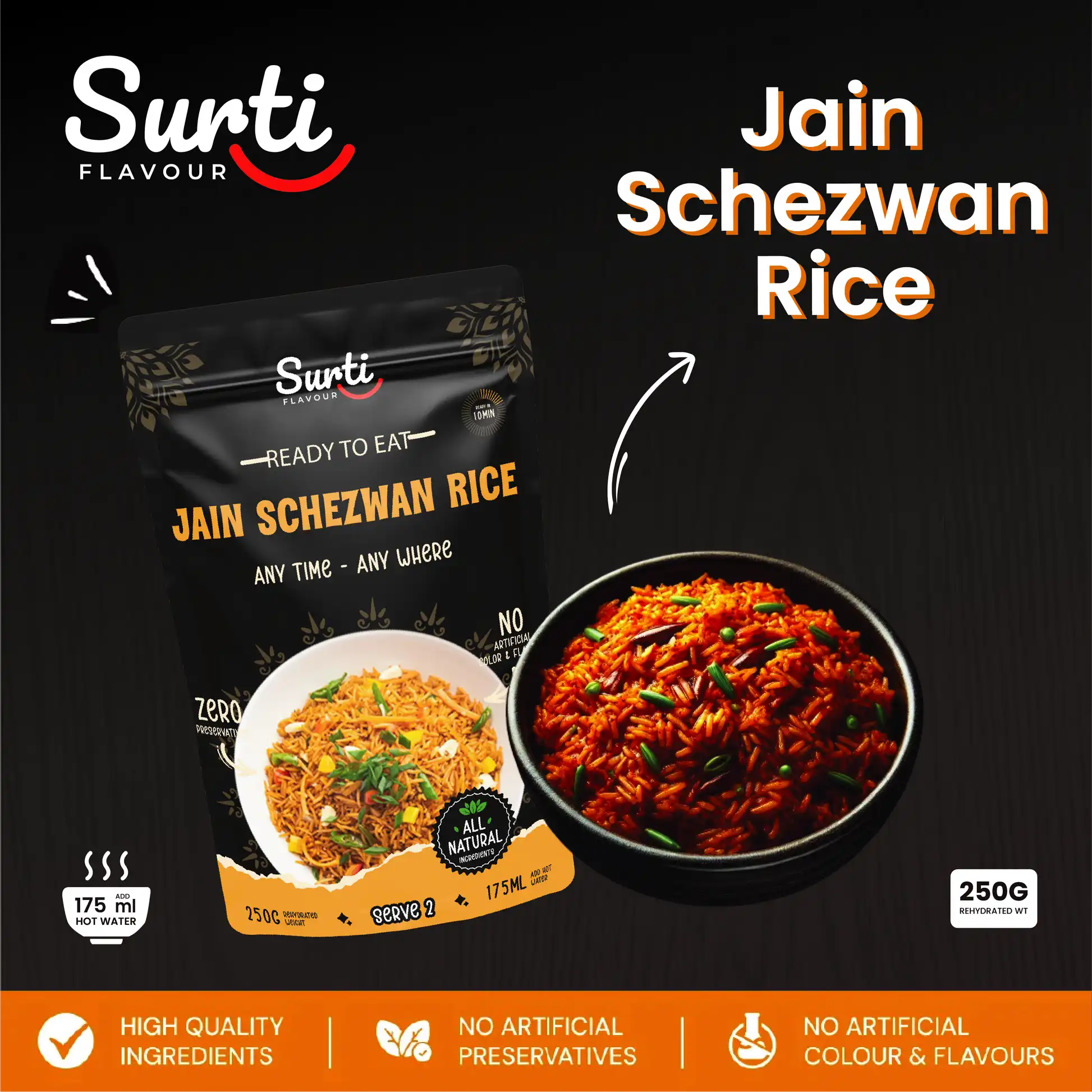 Surti Flavour Jain Schezwan Rice - Image 3