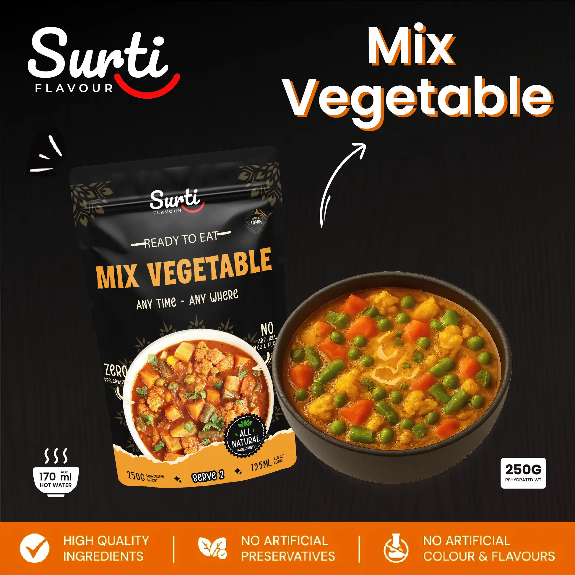 Surti Flavour Mix. Vegetable - Image 3
