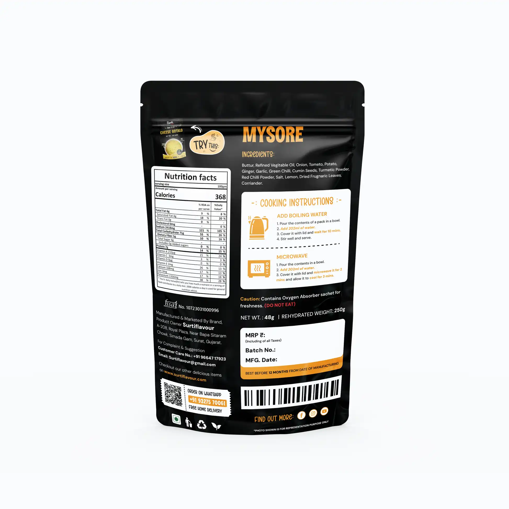 Surti Flavour Mysore Surti Flavour Mysore-Pack Size-48 g