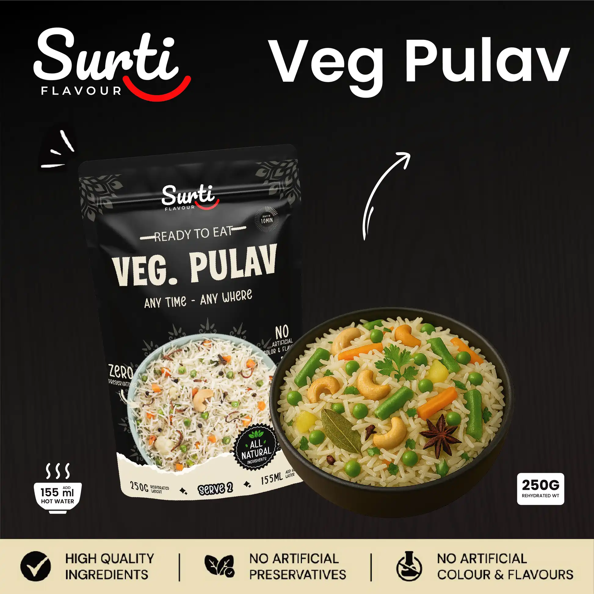 Surti Flavour Veg. Pulav - Image 3
