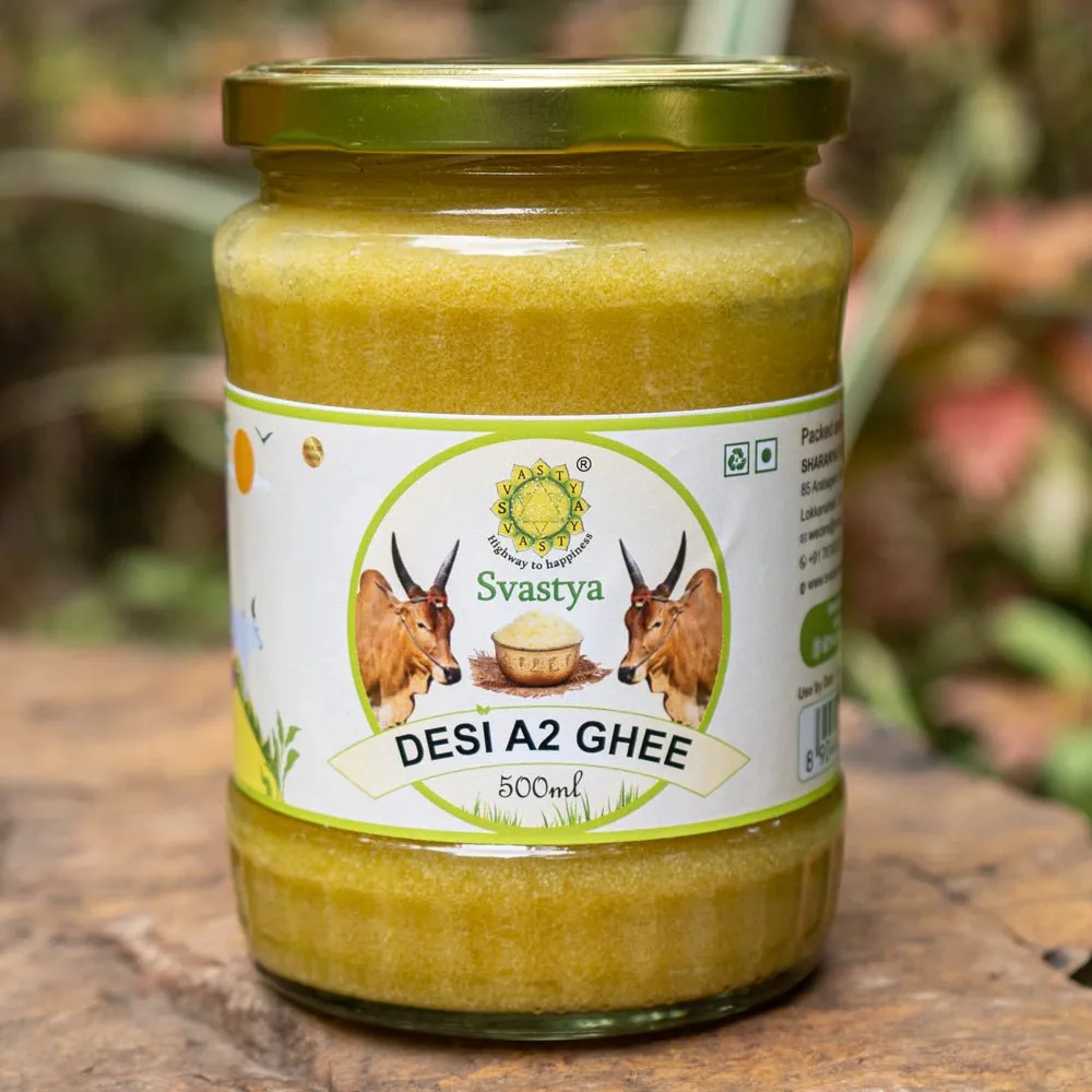 Svastya-Organic-Farm-Organic-Desi-Cow-A2-Milk-Ghee-500-ml-1.webp