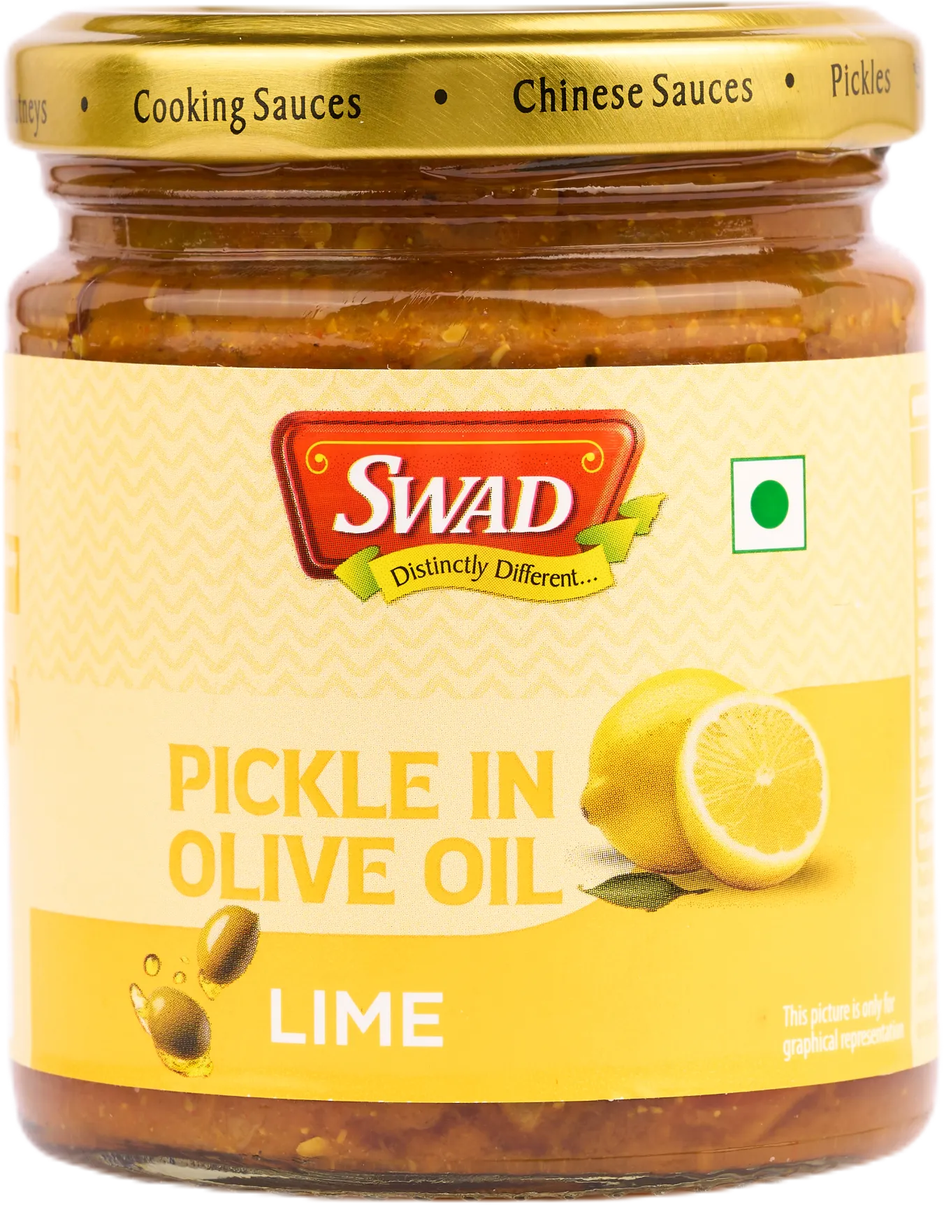 Swad Lime Pickle in Olive Oil Swad Lime Pickle in Olive Oil-Pack Size-200 g