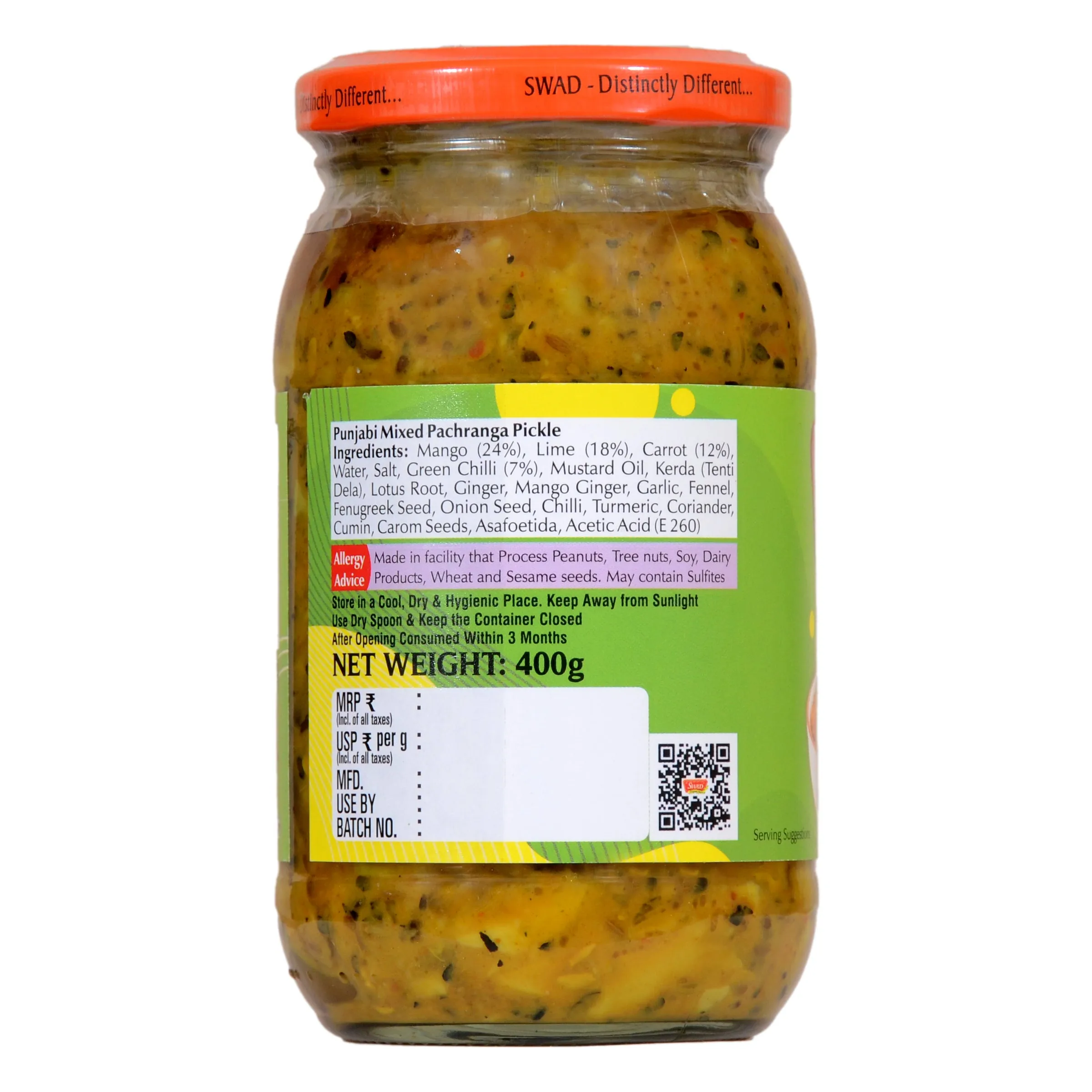 Swad Punjabi Mixed Pachranga Pickle - Image 2