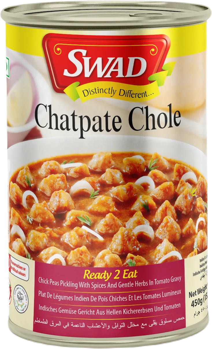Swad Ready to Eat Chatpate Chole Swad Ready to Eat Chatpate Chole-Pack Size-450 g