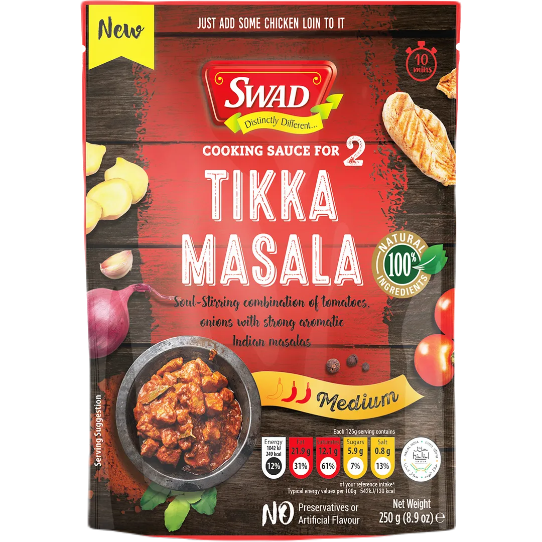 Swad Tikka Masala Curry Swad Tikka Masala Curry-Pack Size-250 g