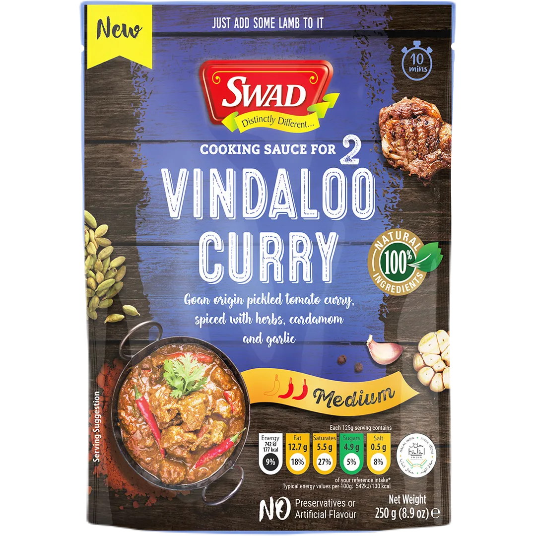Swad Vindaloo Curry Sauce Swad Vindaloo Curry Sauce-Pack Size-250 g