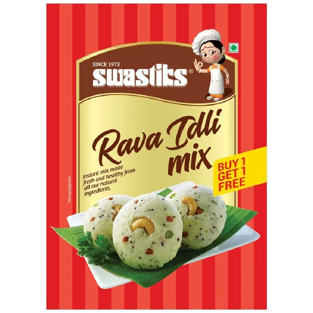 Swastiks Ready to Mix - Rava Idly Swastiks Ready to Mix - Rava Idly--500 g