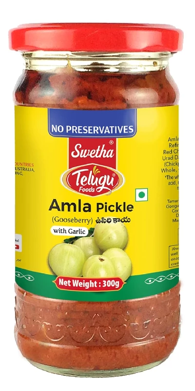Swetha Telugu Foods Amla Pickle Swetha Telugu Foods Amla Pickle-Pack Size-300 g