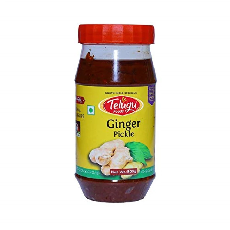 Swetha Telugu Foods Ginger Pickle Swetha Telugu Foods Ginger Pickle-Pack Size-500 g