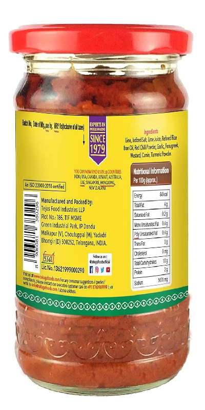 Swetha Telugu Foods Lime Pickle - Image 5
