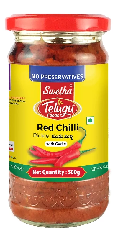 Swetha Telugu Foods Red Chilli Pickle - Image 4