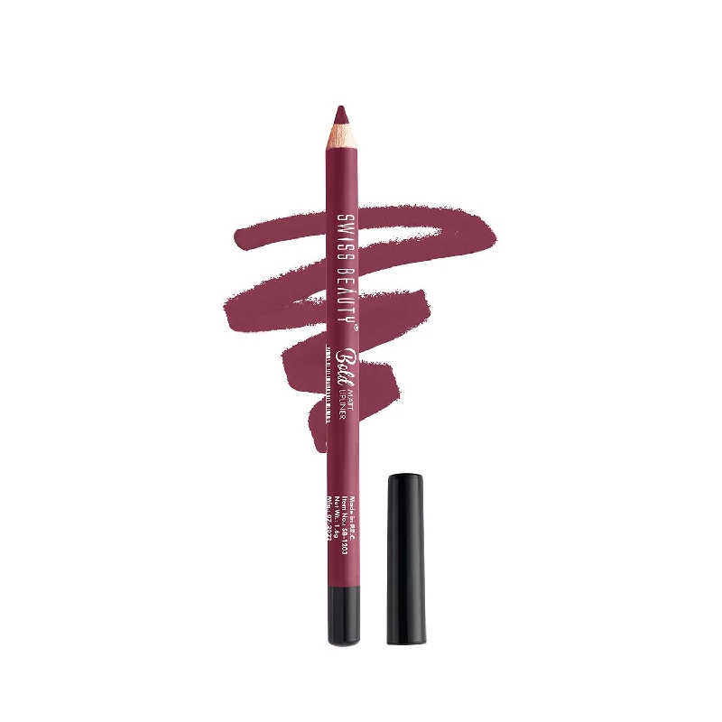 Swiss Beauty Bold Matt Lip Liner Pencil | Long-Lasting Matte Lip Pencil | Non-Drying Smudge-Proof Formula-1