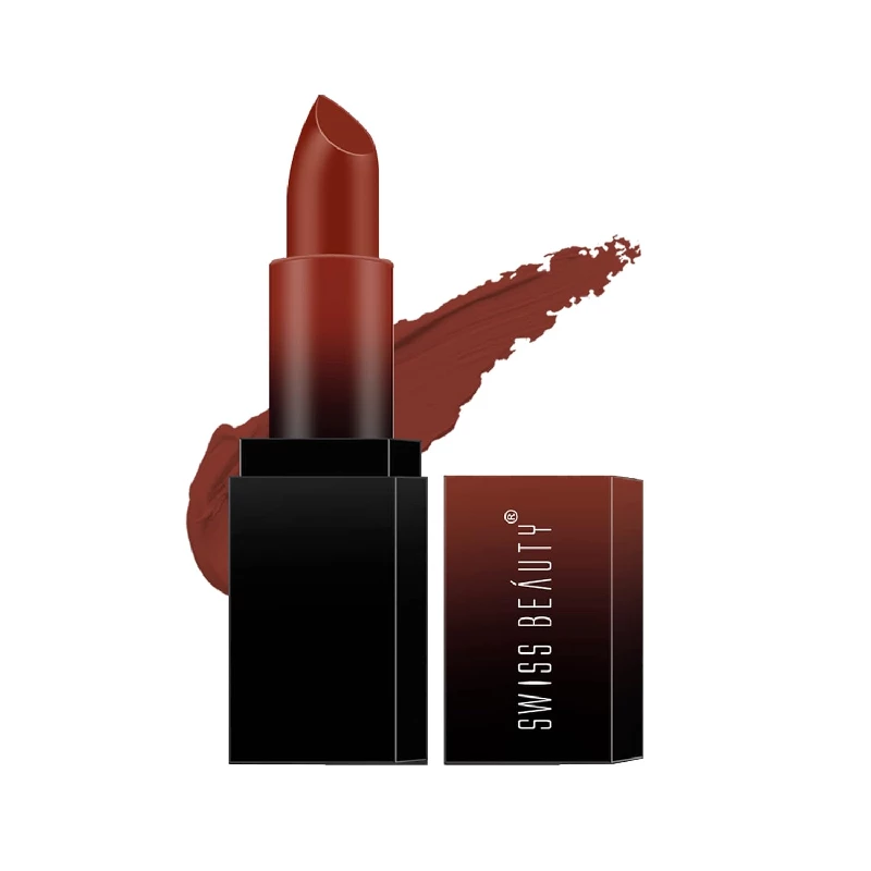 Swiss Beauty Hd Matte Pigmented Smudge Proof Lipstick