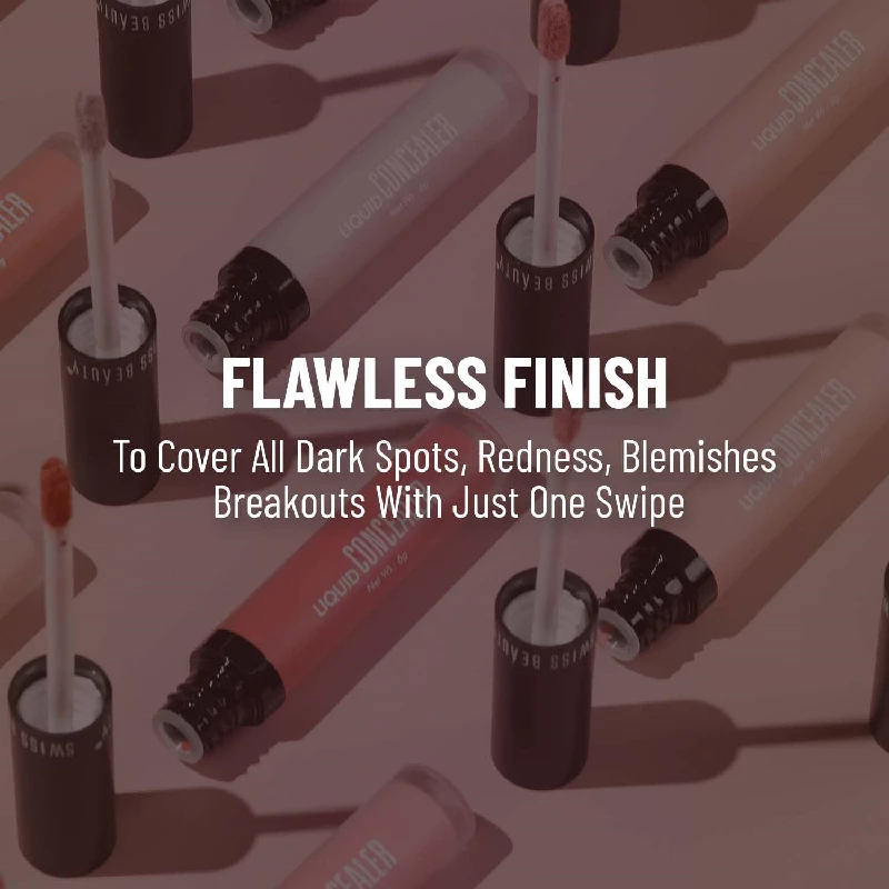 Swiss Beauty Liquid Light Weight Concealer With Full Coverage - Sand Sable - Image 4