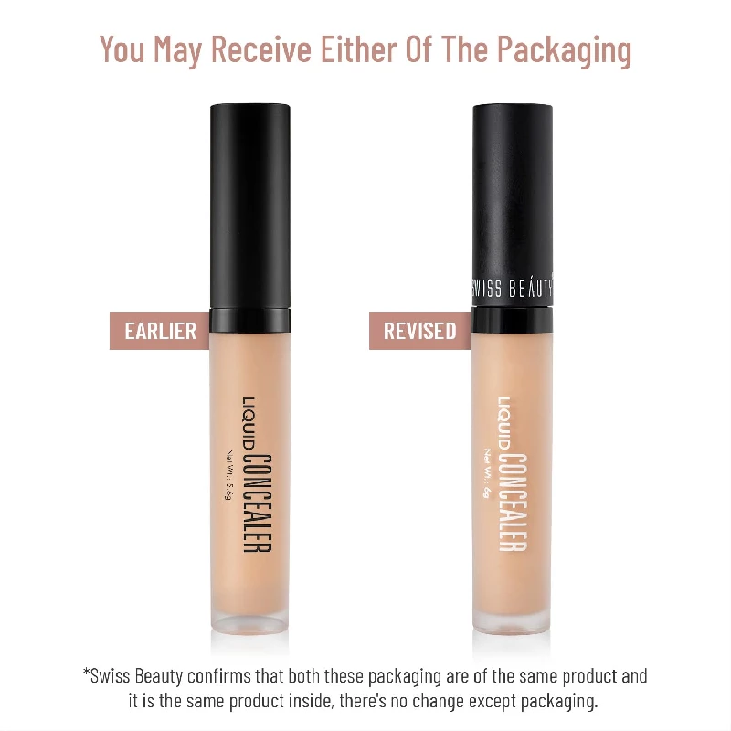 Swiss Beauty Liquid Light Weight Concealer With Full Coverage - Sand Sable - Image 9