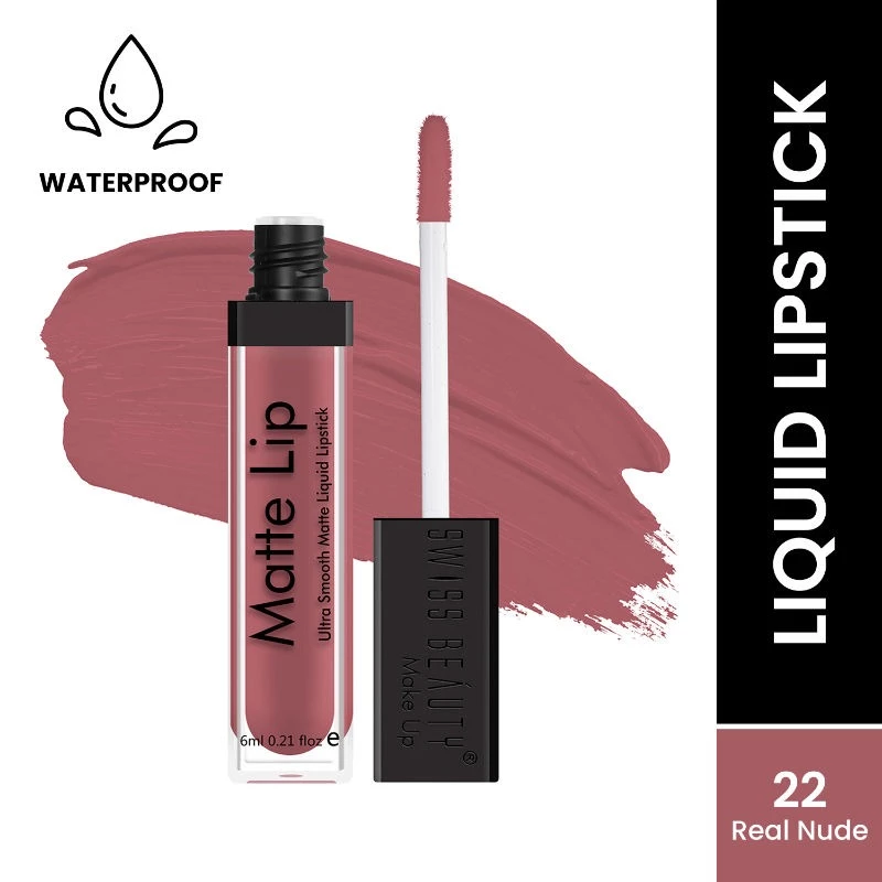 Swiss Beauty Matte Lip Ultra Smooth Matte Liquid Lipstick