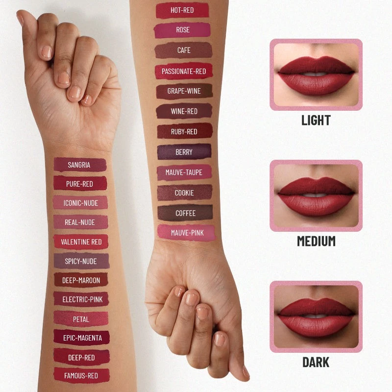 Swiss Beauty Matte Lip Ultra Smooth Matte Liquid Lipstick - Image 5