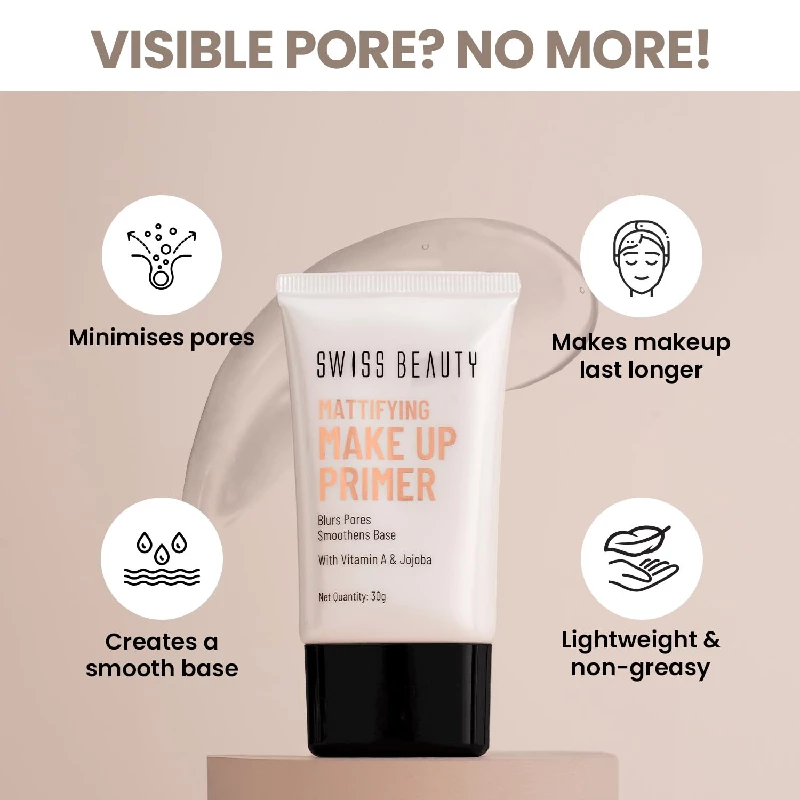 Swiss Beauty Mattifying Makeup Primer - Image 3