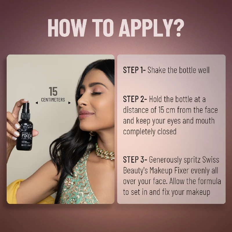 Swiss Beauty Natural Makeup Fixer - Image 5