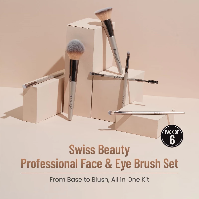 Swiss Beauty Professional Face & Eye Brush - Image 2