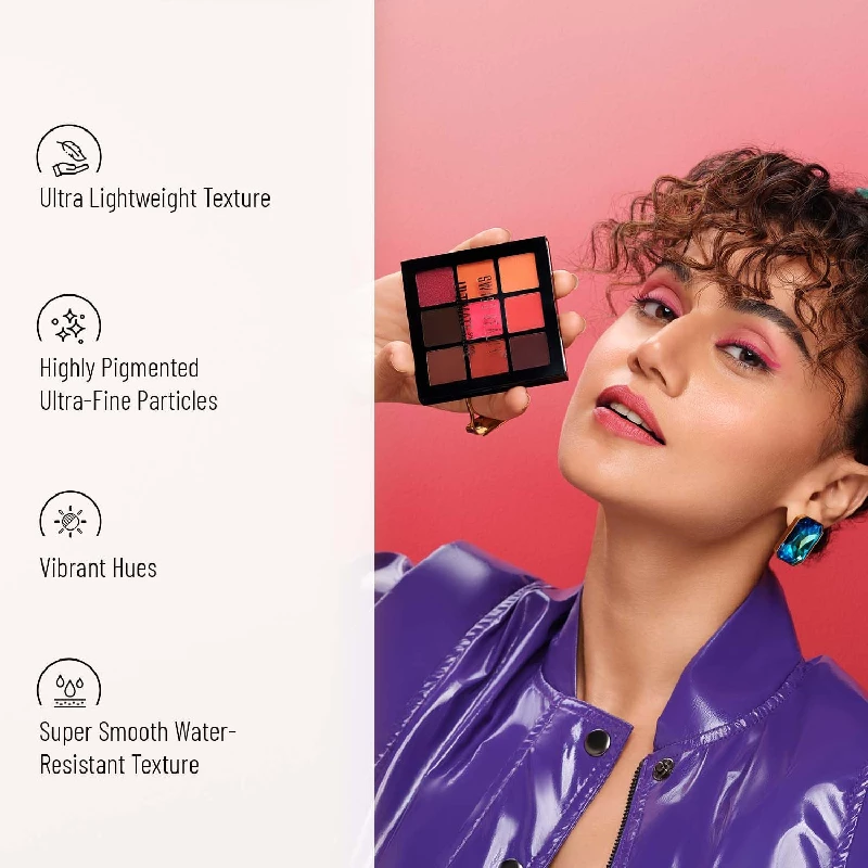 Swiss Beauty Ultimate 9 Pigmented Colors Eyeshadow Palette Long Wearing And Easily Blendable Eye Makeup Palette Multicolor (03) - Image 3