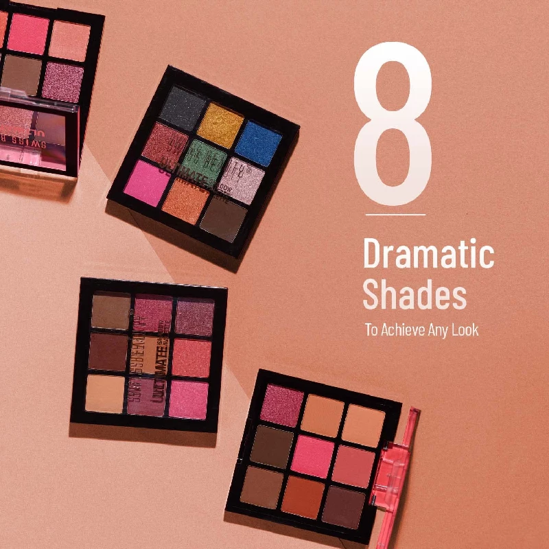 Swiss Beauty Ultimate 9 Pigmented Colors Eyeshadow Palette Long Wearing And Easily Blendable Eye Makeup Palette Multicolor (03) - Image 4