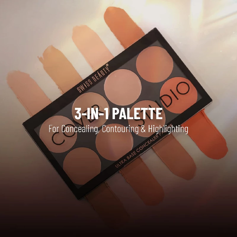 Swiss Beauty Ultra Base Concealer Palette - Shade-03 - Image 5