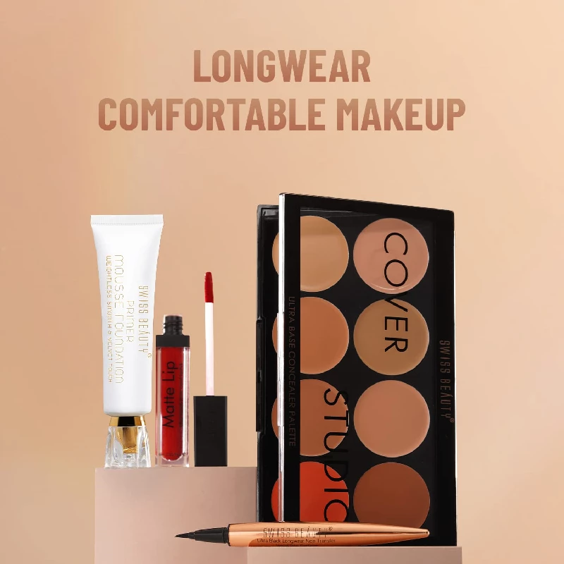 Swiss Beauty Ultra Base Concealer Palette - Shade-03 - Image 8