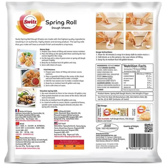 Switz Spring Roll Sheets - 8X8 - Image 9