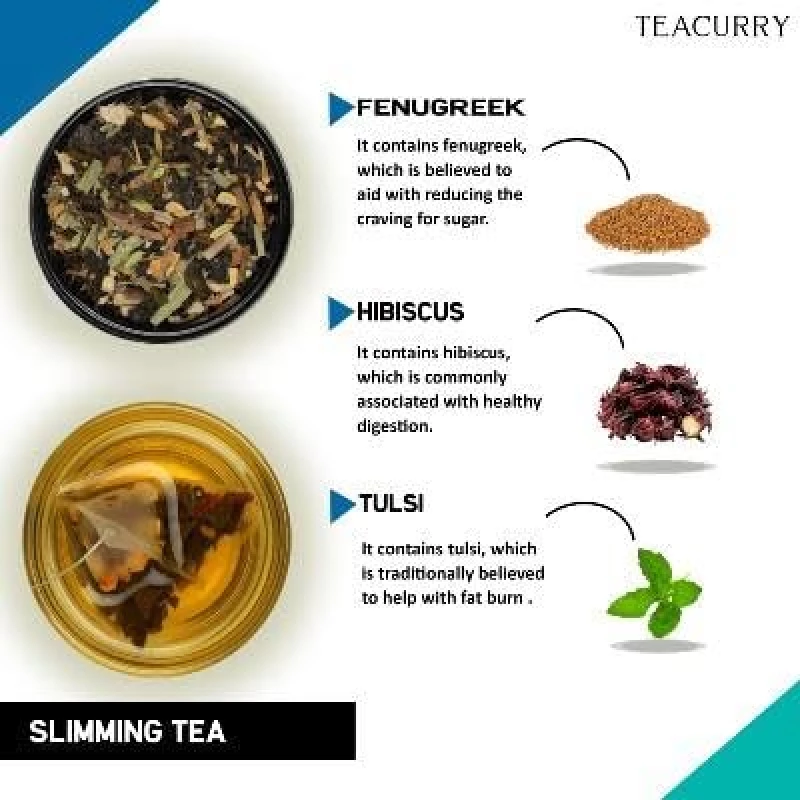 TEACURRY Slimming Tea - Helps with Weight Managerment, Tummy and Ageing - Image 4