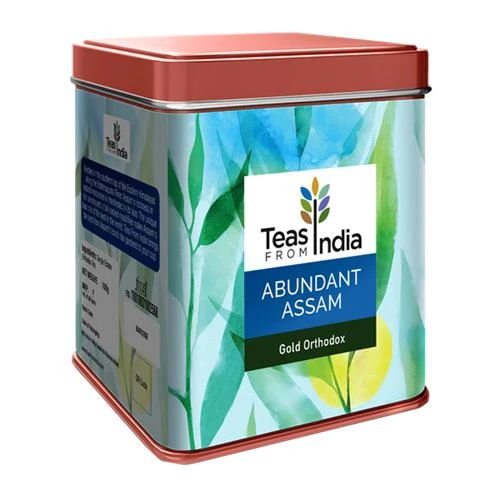 TEAS FROM INDIA Abundant Assam Tea - Gold Orthodox TEAS FROM INDIA Abundant Assam Tea - Gold Orthodox--100 g