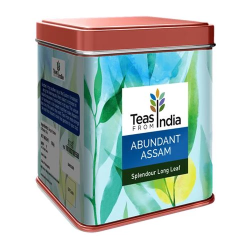 TEAS FROM INDIA Abundant Assam Tea - Splendour Long Leaf TEAS FROM INDIA Abundant Assam Tea - Splendour Long Leaf--100 g