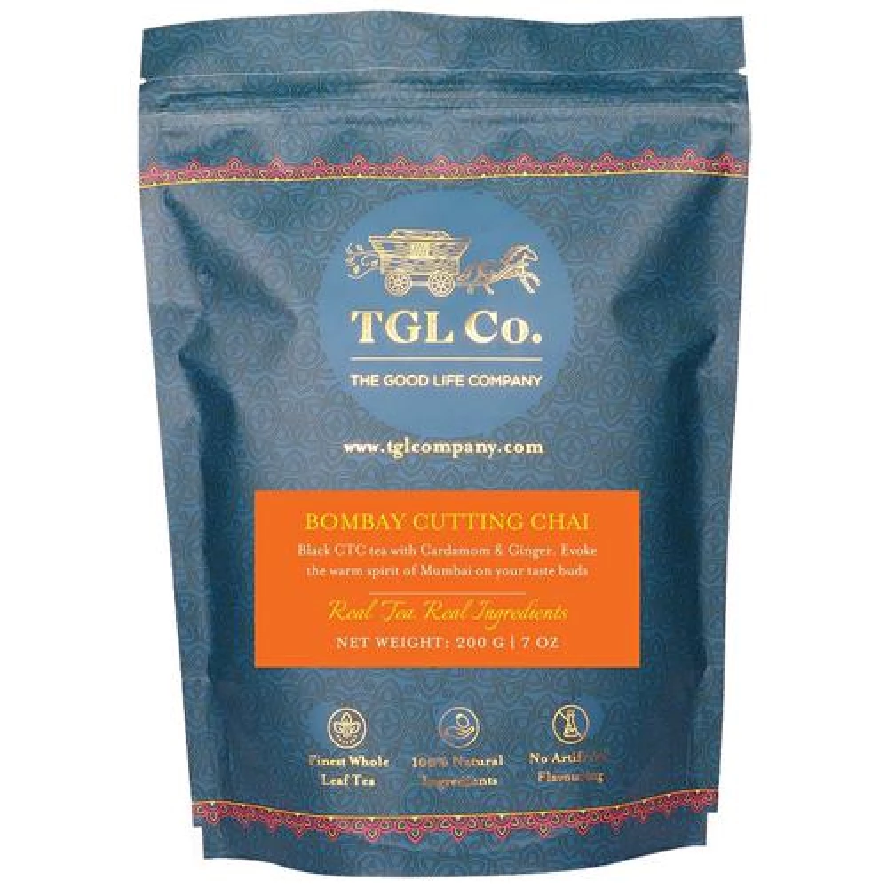TGL Co. Bombay Cutting Chai Premium Chai Tea TGL Co. Bombay Cutting Chai Premium Chai Tea--200 g Pouch