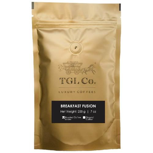 TGL Co. Breakfast Fusion -  Blend of Arabica & Robusta Coffee Beans TGL Co. Breakfast Fusion -  Blend of Arabica & Robusta Coffee Beans--200 g