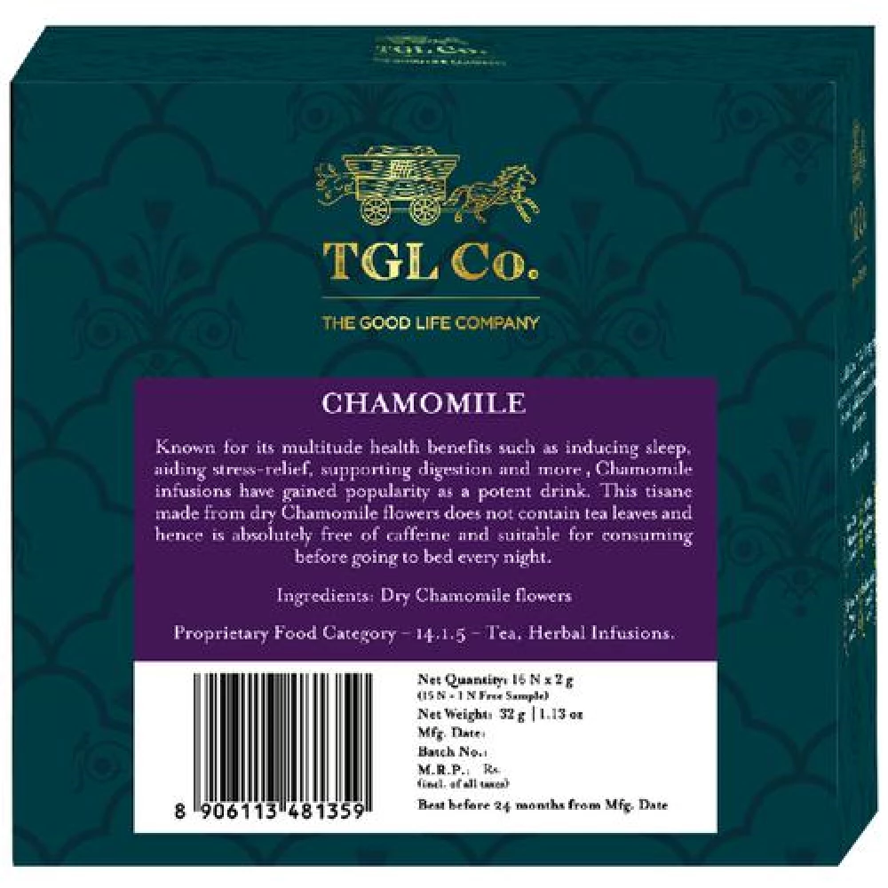 TGL Co. Chamomile Tea Bag - Herbal - Image 2
