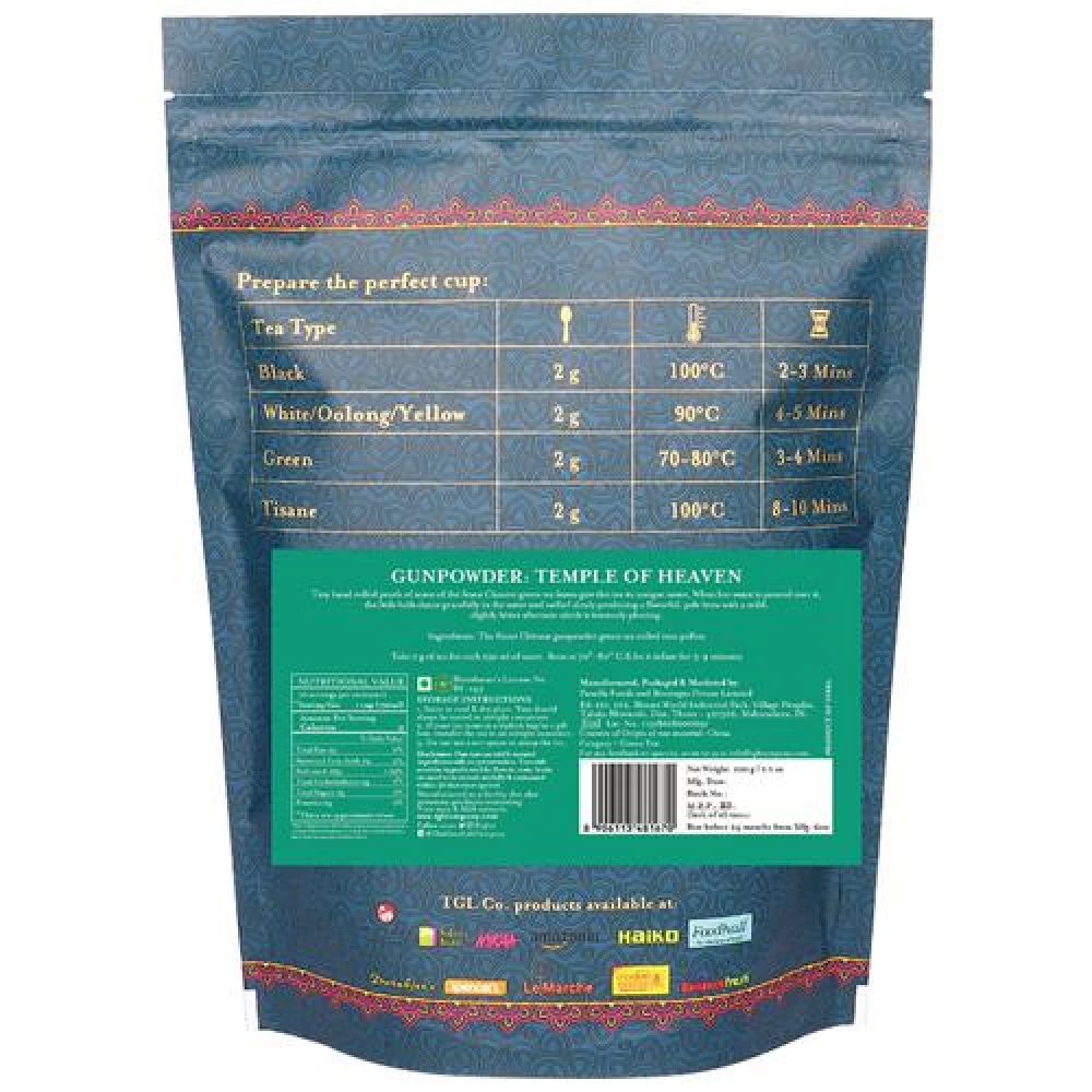 TGL Co. Gunpowder Temple of Heaven Hand Rolled Green Tea - Image 3