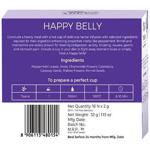 TGL Co. Happy Belly Soothing Herbal Tea Bags - Image 3