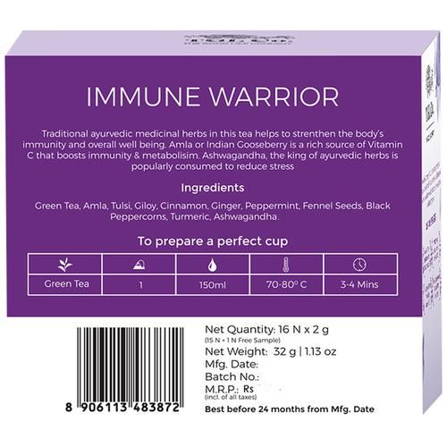 TGL Co. Immune Warrior Immunity Booster Green Tea Bags - Image 2