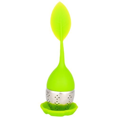 TGL Co. Leaf Tea Infuser Stainless Steel Strainer Filter With Drip Tray - Image 3