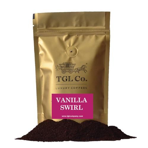 TGL Co. Luxury Coarse Coffee - Vanilla Swirl TGL Co. Luxury Coarse Coffee - Vanilla Swirl--200 g Pouch